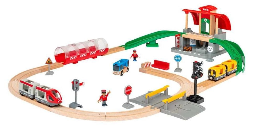 BRIO Grote treinstation set voor de stad 63398900