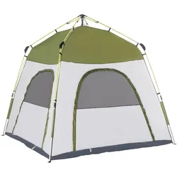Camping Zelt 4 Personen Zelt Familienzelt 190T PU1000mm