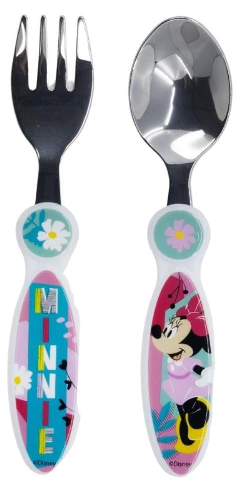 STOR Minnie Mouse bestekset met vork en lepel, 74418