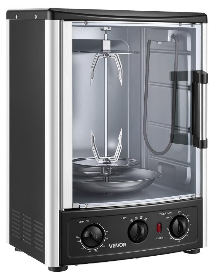 Selius Verticale Dönergrill Elektrisch - 1500 W - 22 Liter - RVS - Voor Shoarma en Kebab