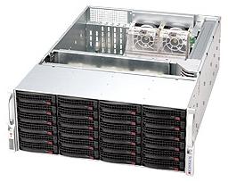 Supermicro CSE-846TQ-R1200B, Niederprofil (superflach), PC, Schwarz, ATX, 4U, 80 PLUS Gold