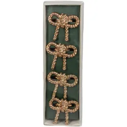 Serviettenring-Set SCHLEIFE (LBH 4,30x4,70x3,50 cm) - LBH 4,30x4,70x3,50 cm