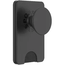 PopSockets MagSafe Wallet +, 3 Karten Black, Smartphone Halterung, Schwarz