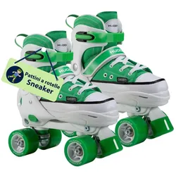 Hudora, Unisex, Rollschuhe, Rollschuhe SNEAKER (28, 29, 30, 31), Grün