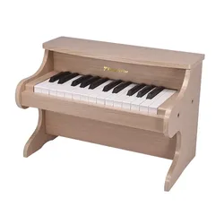 Voggenreiter Mein erstes Klavier aus Holz mit 25 Tasten – Kinderklavier im Retro-Design