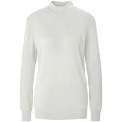 Stehbund-Pullover Modell Sabrina aus Seide und Kas Peter Hahn weiss, 36