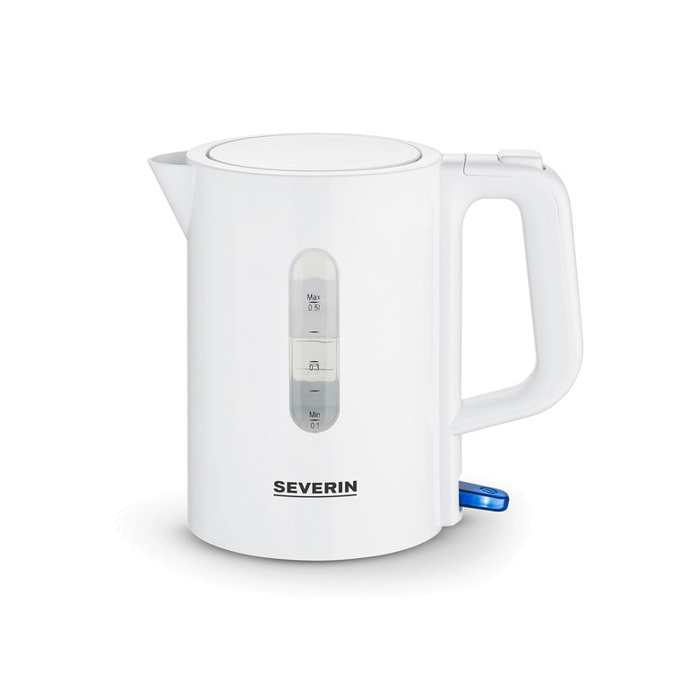 Severin WK 3462 Reise-Wasserkocher 1100W 0,5l weiß