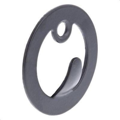 WAGNER hooks4home Wandhaken RETRO - Ø 40 x 10 mm, Stahl beschichtet schwarz matt - 17044021