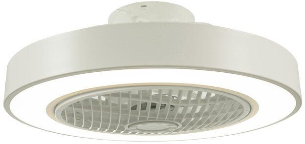 Metro Brycon 50cm Ceiling Fan with LED Lights Remote Controlled Adjustable Speed and Dimmable Brightness White