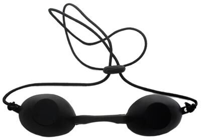 Inspired Finds Adjustable Silicone Laser Protective Eye Mask With Tanning Goggles without Case