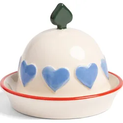 Hearts Butterdose 8 cm, blau