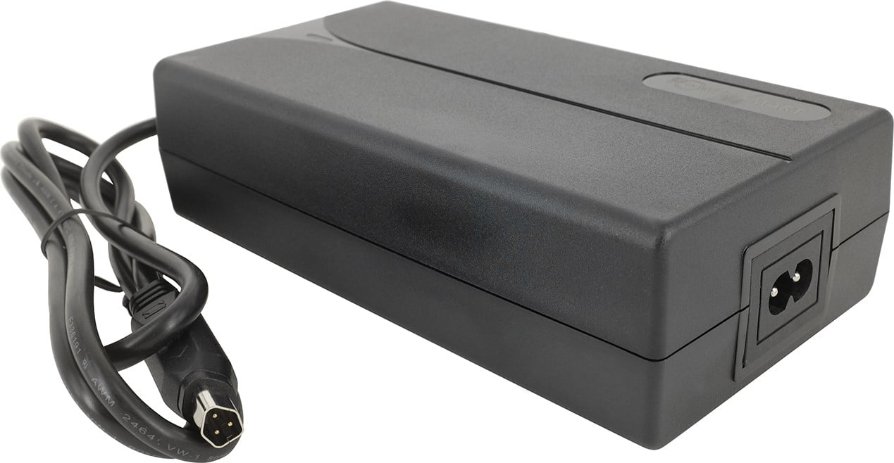 PowerSmart 54,6V 2A oplader voor 48V Fischer accu, geschikt voor Montis EM 1726, EM 1922, EM 2127 en EM 2129