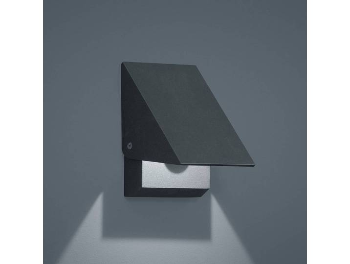 Helestra LED Außenwandleuchte Free, schwarz, Aluminium, Modern
