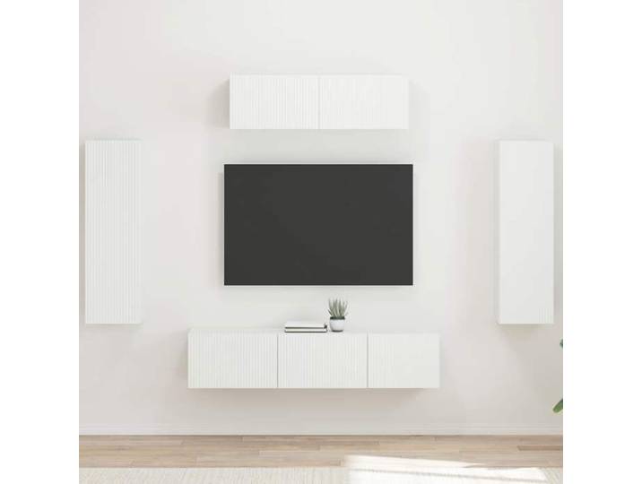Maison Exclusive - Meuble TV 5 pc Blanc