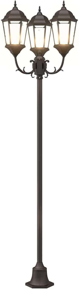 Ophelia & Co. Garden Light Aluminium and Glass Pathway Lights Outdoor Lighting Bronze Aluminum 241cm H x 57cm W x 49cm D