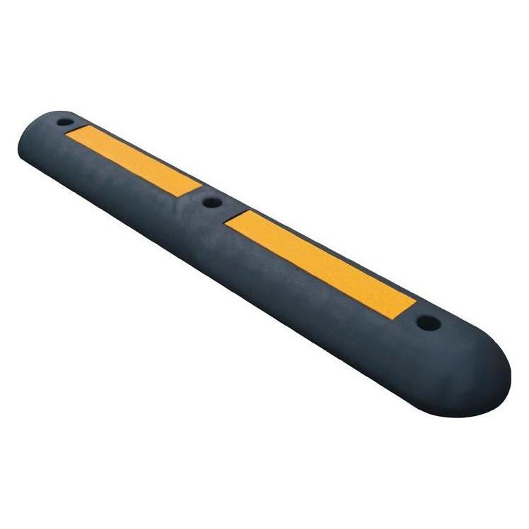 HP Autozubehör Leitschwelle L1000xB150xH60mm PVC schwarz mit gelben Reflexstreifen (12260UN)
