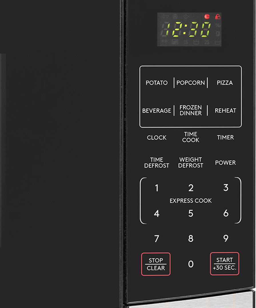 HADEN 52.5cm 20m³ L Countertop Microwave with Sensor Cooking Stainless Steel 33cm H X 52.5cm W X 38.1cm D