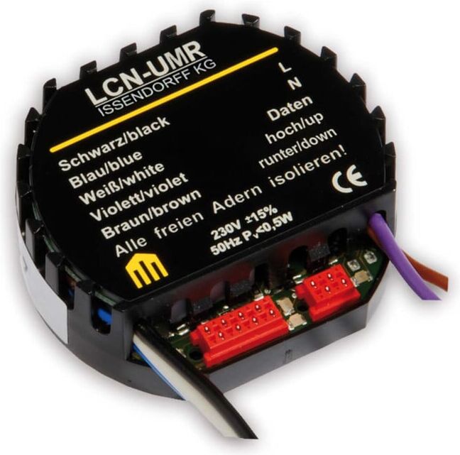 Issendorff Universal Rolladen-Aktor 230V 2x6A Bus-Modul LCN - UMR (30258)