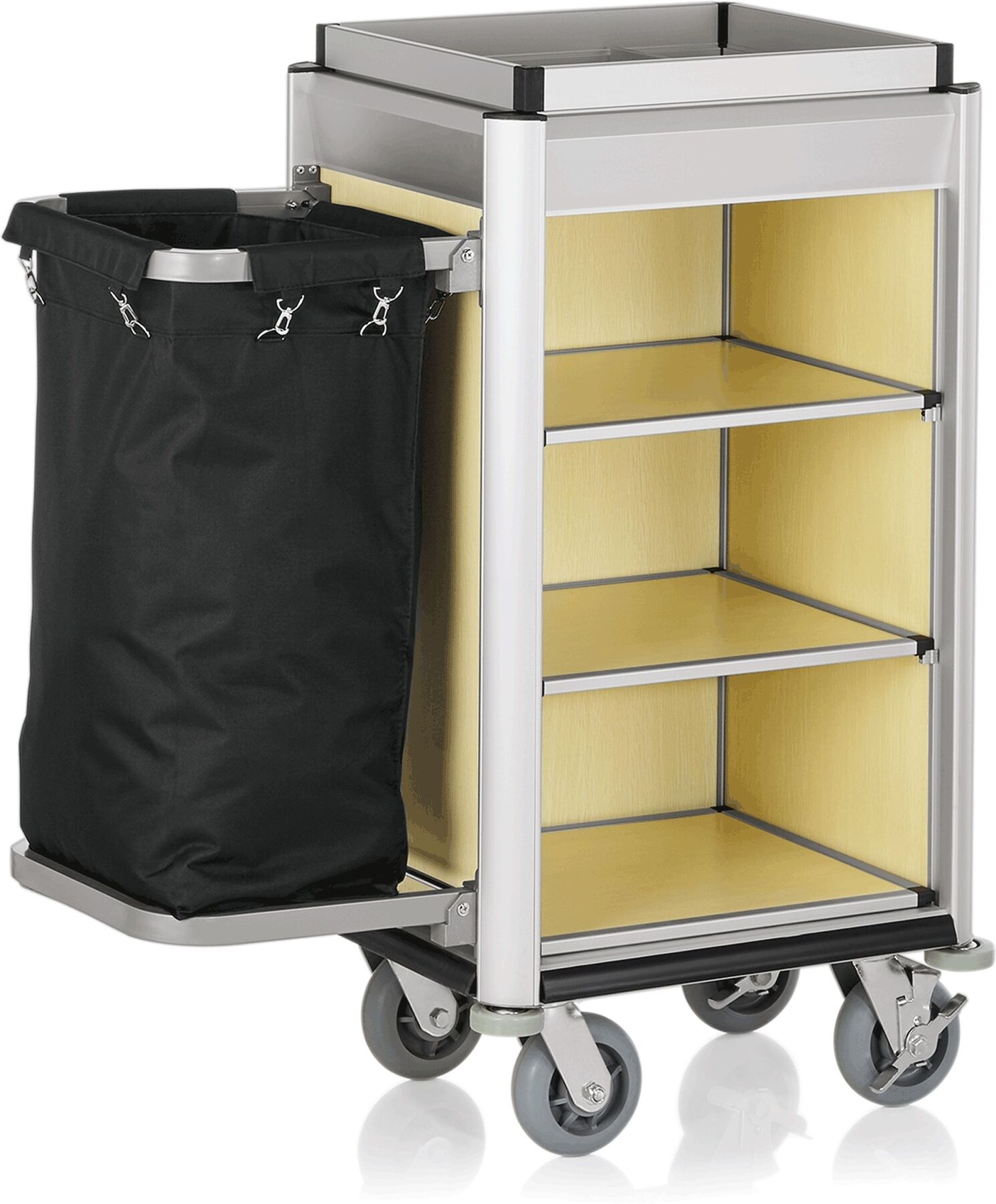 Tirolix Carrello da Servizio 95 x 55 x 34 cm Avorio Isabella