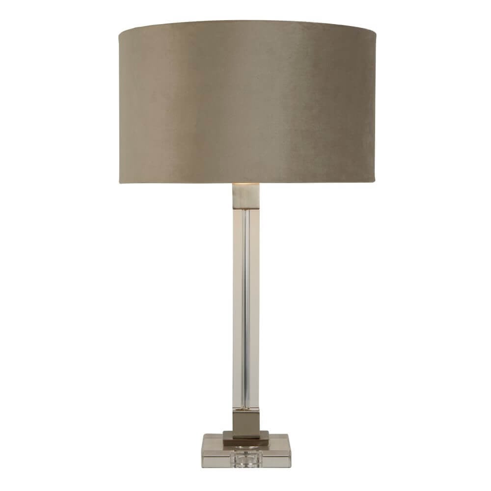 Searchlight Design tafellamp Scarborough goud met bronzen kap