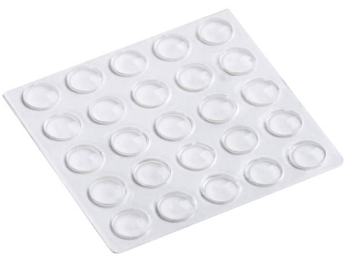 Metafranc - Zelfklevende beschermbuffers - 8mm - 50stuks - Transparant