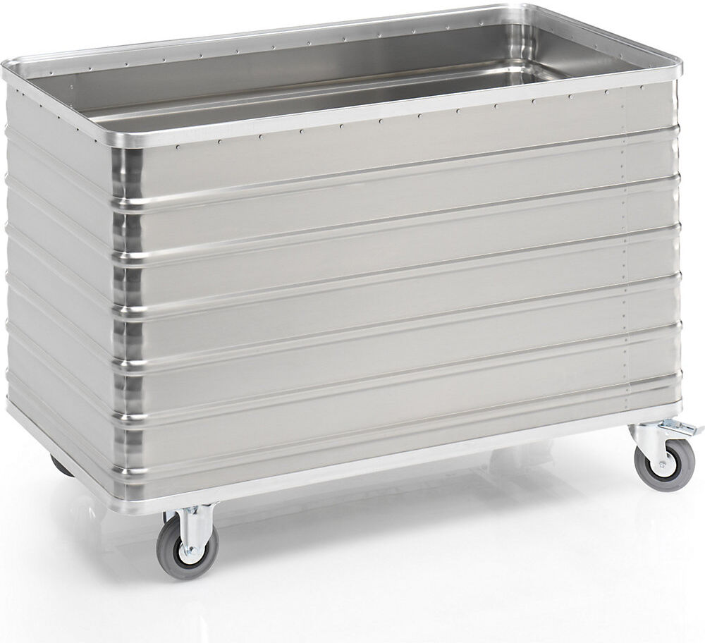 Alu-Kastenwagen, Vollwand, ohne Deckel, Volumen 560 l Gmöhling
