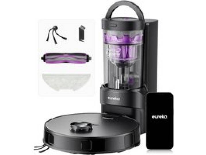 E20 Evo Plus Robot Aspirateur Laveur Station Sans Sac 10000Pa Autovidange Anti-Enchevêtrement Poils Animaux Soulèvement Serpillière