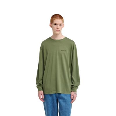 Longtop ELEMENT "Lowcase Pigment", Herren, Gr. M, grün (bronze grün), Obermaterial: 100% Baumwolle., Tops Shirt
