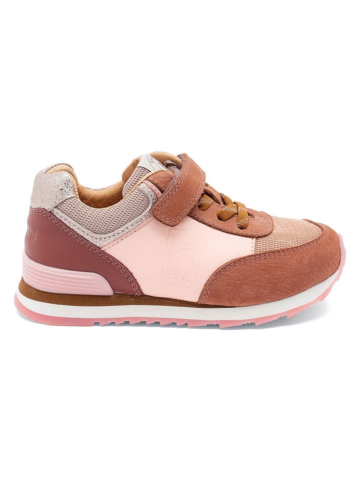 bisgaard Leder-Sneakers in Rosa - 38