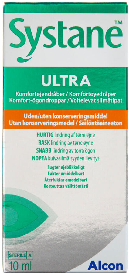 Systane Ultra Komfortøjendråber Medicinsk udstyr 10 ml
