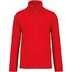 Kariban Herren Microfleece Jacke 'Falco' Fleece-Jacke K911 red S