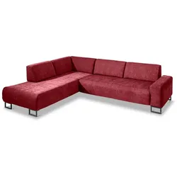 Segmüller Werkstätten Ecksofa Maxime01 Stoff Rot