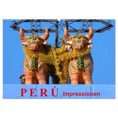 Perú. Impressionen (Wandkalender 2027 DIN A2 quer), CALVENDO Monatskalender