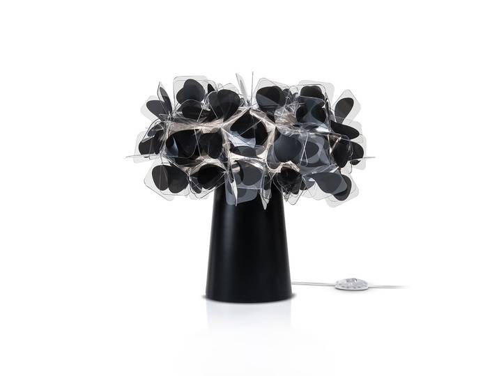 Clizia Lampe de Table Mama Non Mama Black - Slamp Clizia Mama Non Mama - Salon / séjour - Design - Plastique - Avec abat-jour
