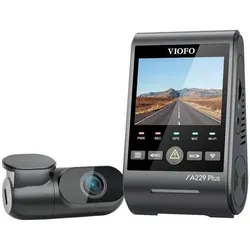 Viofo A229 Plus 3CH (Eingebautes Display, GPS-Empfänger, WLAN, 2K), Dashcam, Schwarz
