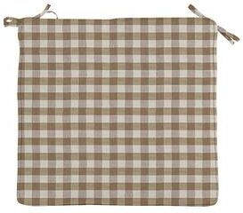 Replacement Chair Cushion - 20x19 - Box Edge, Gale Gingham Fawn - Ballard Designs