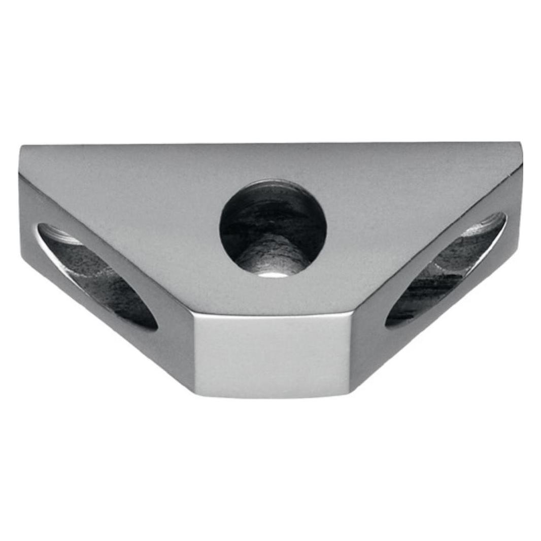 Deni Stangenführung zu Untersatz Vario für Rundstange 10 mm silber eloxiert (4127 0100 01)