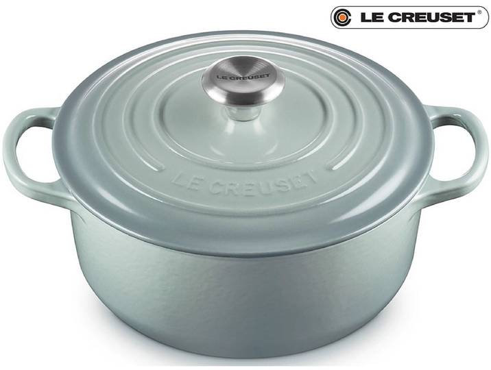 LE CREUSET Bräter SIGNATURE gusseisen hellblau