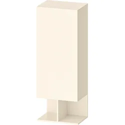 Duravit Balcoon Halbhochschrank, eckig, eine Tür, Anschlag rechts, Tip-on Technik, 360x500x1320mm, BA1302RJDID0000, Farbe: Elfenbein Strukturiert Matt / Elfenbein Matt