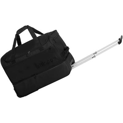 Sporttasche UHLSPORT "Trolley ESSENTIAL 60 L TRAVEL", Herren, Gr. M, schwarz, Obermaterial: 100% Polyester PES., Taschen Sporttasche