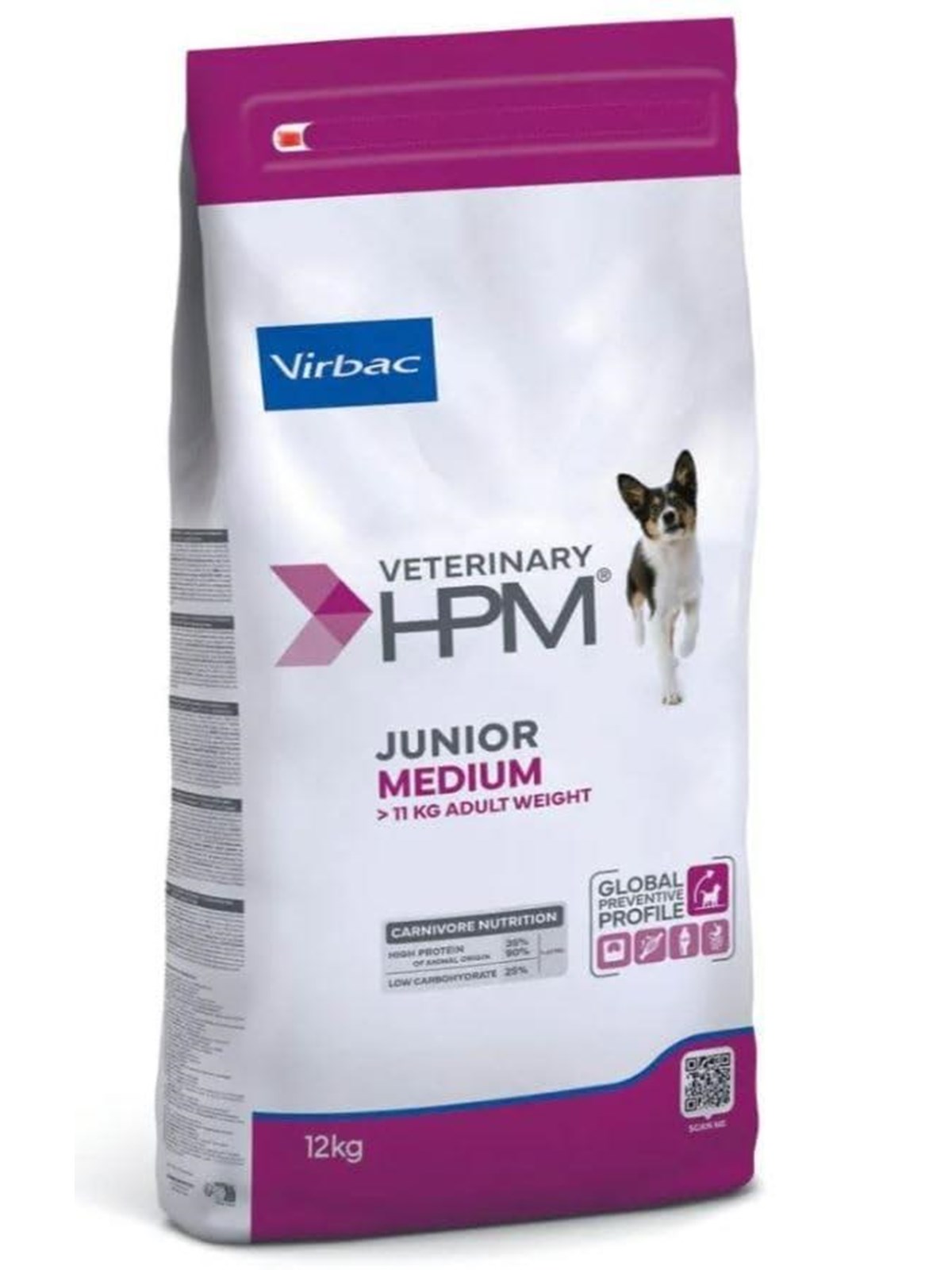 HPM VETERINARY JUNIOR MEDIUM DOG 12 kg