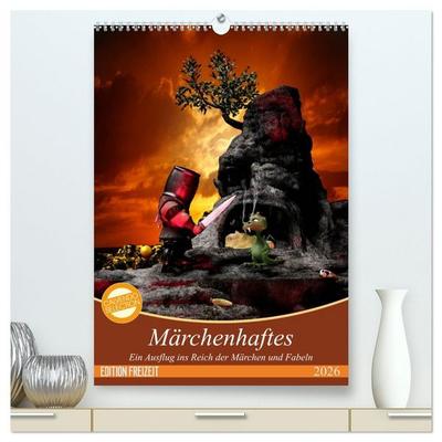 Märchenhaftes (hochwertiger Premium Wandkalender 2026 DIN A2 hoch), Kunstdruck in Hochglanz