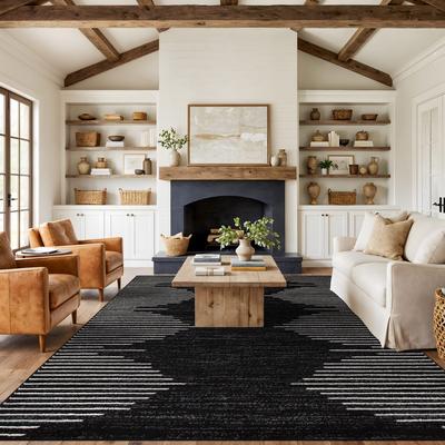 World Rug Gallery Bohemian Stripe Area Rug
