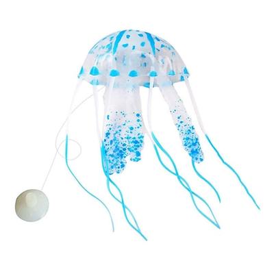 leuchtende qualle ornament dekoration für aquarium aquarium aquarium dekoration fisch qualle lila silikon 1pc 515 cm