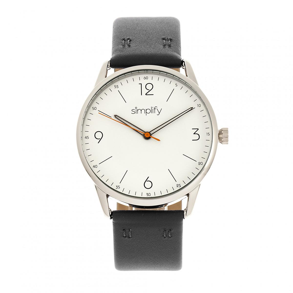 Vereinfachen Sie die 6300 Lederarmbanduhr