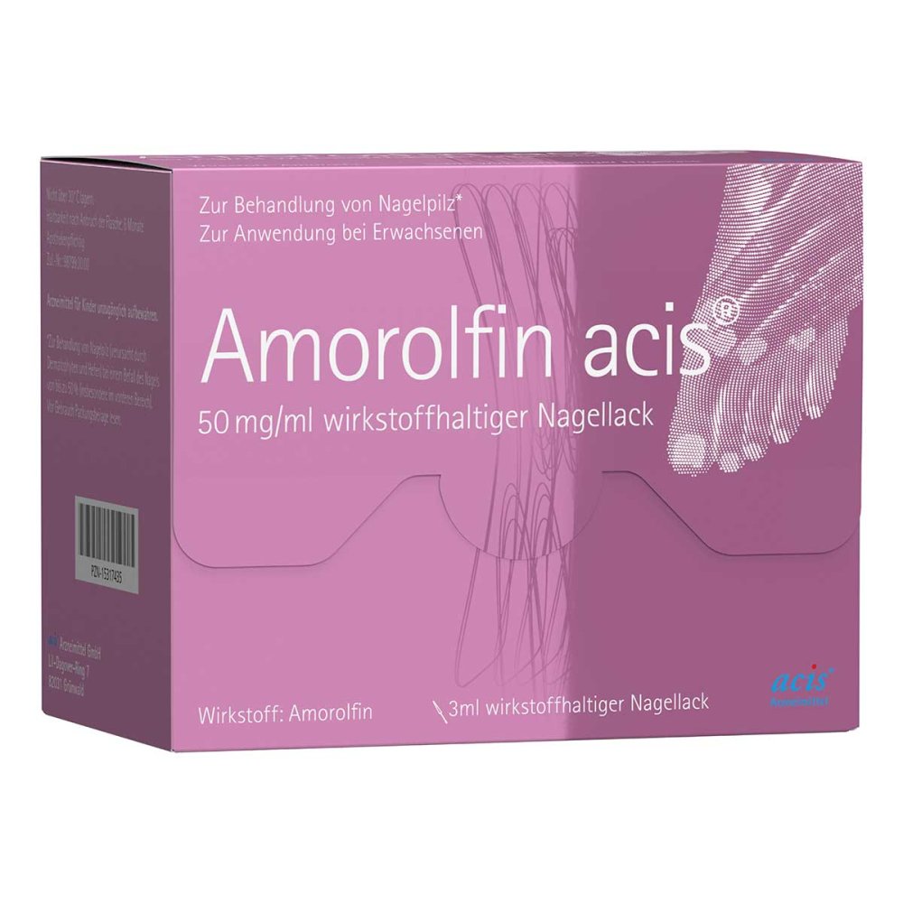 MIBE GmbH Arzneimittel Amorolfin acis 50 mg/ml wirkstoffhalt.Nagellack 15317435