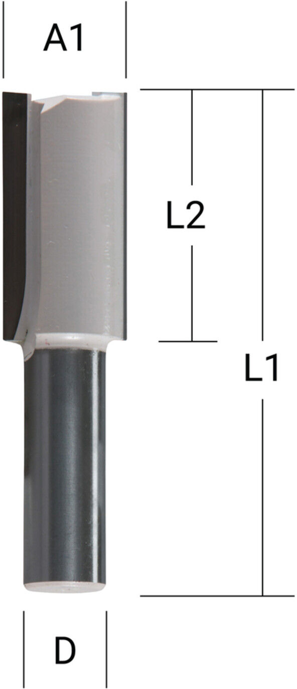 Makita Fräser Nut Zweischneider 6mm (D-47519)