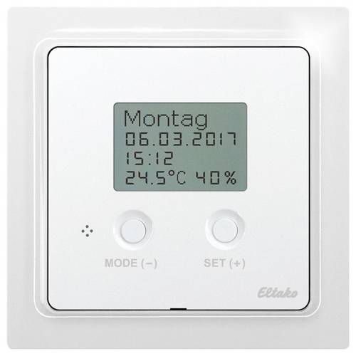 Eltako BUTH55ED/12V DC-wg Bus-Uhren-Thermo-Hygrostat Aufputz