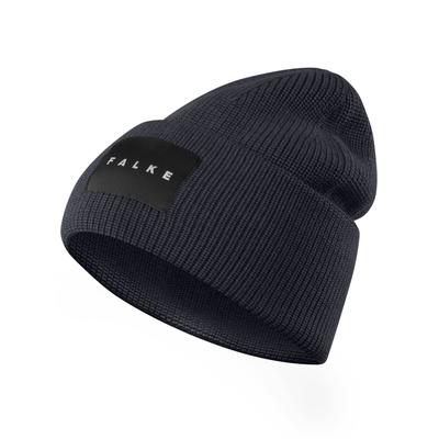 Strickmütze FALKE "FALKE Mütze", Jungen, Gr. onesize, night sky (6437), Mützen Strickmütze