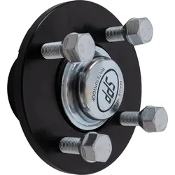 Nabe mit Lager für ungebremste Achse STEELPRESS 4x100 1300kg, Satz Muttern und Abdeckung